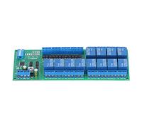 YUKERMARB Module de Relais, Carte Relais, Composant électronique 12 Entrées 12 Sorties 24 V, Débit en Bauds Sélectionnable 9600 BPS, 7 Modes de Fonctionnement, Charge 10 A, pour l'automatisation