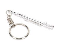 YUKERMARB Pendentif Flûte Porte Clés Métal, 6 Cm 11 Cm