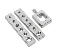 YUKERMARB Perceuse à Câble de sécurité pour Boulons Métriques, Guide de Perçage à Câble de sécurité en Acier au Carbone pour Boulons M6 M8 M10 M12 Industries Mécaniques Automobile