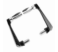 YUKERMARB Protecteur de Guidon de Moto Universel en Alliage d'aluminium de 7/8 Pouces, Durable et Simple à Installer, adapté aux Guidons de Motos et de Vélos de 22 Mm (SILVER)
