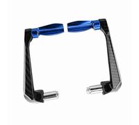 YUKERMARB Protecteur de Guidon de Moto Universel en Alliage d'aluminium de 7/8 Pouces, Durable et Simple à Installer, adapté aux Guidons de Motos et de Vélos de 22 Mm (BLUE)
