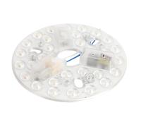 YUKERMARB Remplacement de la Lumière LED du Ventilateur, Kit de Rénovation Rond de 5,3 Pouces, Température de Couleur Réglable de 15 W 3CCT, Panneau PC, pour Lampe Suspendue