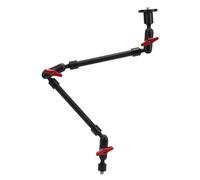YUKERMARB Support de Caméra à Bras Magique en Alliage d'aluminium, Support de Caméra de Bureau avec Rotation à 360°, Tête Sphérique 180, Filetage 1, 4 et 3, 8 pour l'enregistrement en Continu, la