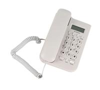 YUKERMARB Téléphone Filaire, Mural, Identification de L'appelant, Système | Boîtier ABS, Montage Mural ou sur Bureau, Compatible Hôtel et Maison, Alimenté par Ligne, Contrôle de Numéro, Historique