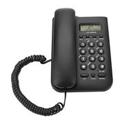 YUKERMARB Téléphone Filaire, Mural, Identification de L'appelant, Système | Boîtier ABS, Montage Mural ou sur Bureau, Compatible Hôtel et Maison, Alimenté par Ligne, Contrôle de Numéro, Historique
