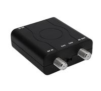 YUKERMARB vers Modulateur RF, Convertisseur Coaxial Contrôle PAL Multimédia HD vers Adaptateur Coaxial avec Sortie 1080P NTSC pour Console de Jeu TV PC Portable Caméra