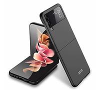 YukeTop Housse étui pour Samsung Galaxy Z Flip 3 Coque, Housse de Protection Pliante, Protection Tout Compris, PC Dur, Anti-Chute, Antichoc, Étui Cover pour Samsung Galaxy Z Flip 3.(Noir)