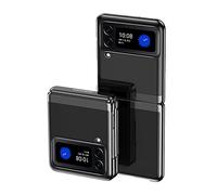 YukeTop Housse étui pour Samsung Galaxy Z Flip 4 Coque, Housse de Protection Pliante, Protection Tout Compris, PC Dur, Anti-Chute, Antichoc, Étui Cover pour Samsung Galaxy Z Flip 4.(Noir)