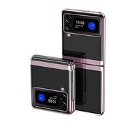 YukeTop Housse étui pour Samsung Galaxy Z Flip 4 Coque, Housse de Protection Pliante, Protection Tout Compris, PC Dur, Anti-Chute, Antichoc, Étui Cover pour Samsung Galaxy Z Flip 4.(Or Rose)