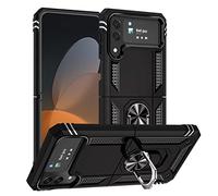 YukeTop Housse étui pour Samsung Galaxy Z Flip 4 Coque, Robuste, Résistant Aux Chutes, Protection Tout Compris Étui Cover pour Samsung Galaxy Z Flip 4.(Le Noir)