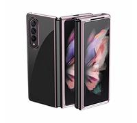 YukeTop Housse étui pour Samsung Galaxy Z Fold 3 Coque, Housse de Protection Pliante, Protection Tout Compris, PC Dur, Anti-Chute, Antichoc, Étui Cover pour Samsung Galaxy Z Fold 3.(Or Rose)
