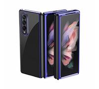 YukeTop Housse étui pour Samsung Galaxy Z Fold 3 Coque, Housse de Protection Pliante, Protection Tout Compris, PC Dur, Anti-Chute, Antichoc, Étui Cover pour Samsung Galaxy Z Fold 3.(Bleu)