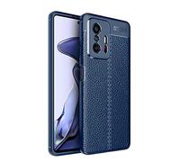 YukeTop Housse étui pour Xiaomi 11T/Xiaomi 11T Pro Coque, TPU Souple, Anti-Chute, Antichoc, Étui Cover pour Xiaomi 11T/Xiaomi 11T Pro.(Bleu)