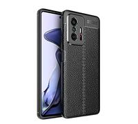 YukeTop Housse étui pour Xiaomi 11T/Xiaomi 11T Pro Coque, TPU Souple, Anti-Chute, Antichoc, Étui Cover pour Xiaomi 11T/Xiaomi 11T Pro.(Noir)