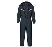 Yukirtiq Homme 2 Pièces Hiver Chaud Rembourré Salopettes de Travail Combinaison de Travail Vêtements de Travail Mécaniciens de Bandes Réfléchissantes