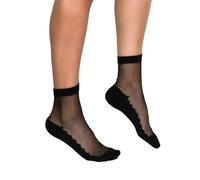 Yuko B. - Chaussettes en Voile élégantes pour Femme - Ultra résistante et confortable - Be a Cat Transparent - Lavable en machine - Idéal pour baskets, talons hauts - Idée Cadeau Femme