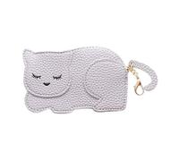 YUKO B - Porte-Monnaie Katie Chat Parme, Mauve - Porte-Monnaie pour Enfant - Porte-Cartes Chat - Cadeau Fille et Femme