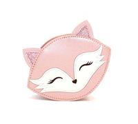 YUKO B - Sac Bandoulière Foxy le Renardeau Rose - Sac Fille Animal Mignon avec Oreilles Pailletées - Petit Sac Enfant Rose Brillant - Idée Cadeau Originale et Tendance