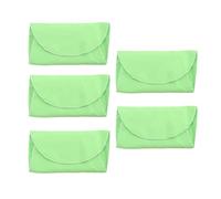 YUKOFE 5 pièces chiffon de nettoyage tampon d'absorption d'eau lavable réutilisable doux flûte Kit de nettoyage pour Saxophone clarinette Piccolo vert 12,2 pouces