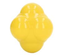 YUKOFE Balle de réaction en Caoutchouc de Couleur vive, Balle d'entraînement de réaction hexagonale pour améliorer l'agilité de la Coordination œil-Main (Yellow)