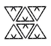 YUKOFE Billard Positionnement Papier Secure Fit Triangle Sticker Performance améliorée pour Les Hautes Performances Chinoises Black 8 Ball