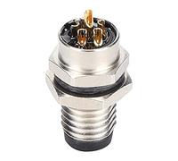 YUKOFE Équipement de Transmission de Coquille plaqué en Laiton de connecteur de Prise de l'aviation 6Pin de M8 IP67