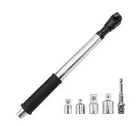 YUKOFE Offset Electric Extension Wrench, Robust Crv Steel Fits Any Socket Head With Quare Drive Adapters Impact Ratchet Extender for Tight Spaces