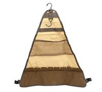 YUKOFE Sac de Rangement de Vaisselle en Toile, Pliable, résistant à l'usure, Porte-ustensiles de Cuisine Suspendu, Camping randonnée