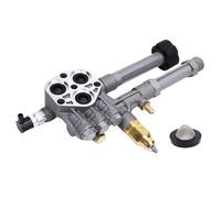 YUKOFE Tête de Pompe de Nettoyeur Haute Pression, Remplacement en Alliage d'aluminium pour Pompes AR42518 Troy Bilt RMW SRMW SRMW2.2G26 RMW2.2G24 RMW2G20 RMW2G23B