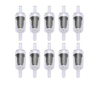 YUKOFE Valbot à Carreaux de 10 PCS 4 mm PP Aquarium de Pompe à air (4mm Black)