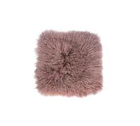 Yukon International Housse d'oreiller en Peau d'agneau de Mongolie (Mocha, 40 x 40)