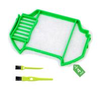 YUKOVEP Filtre aspirateur compatible avec Vorwerk Folletto VK7/FP7 (7 séries), Lot de 4, Aspirateur traîneau, Aspirateur vertical
