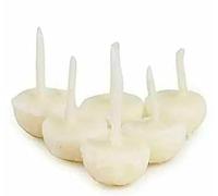 Yuktha Aradhana Lot de 50 mèches de ghee pur avec Batti | Articles de chambre Pooja pour la maison | Sans cire | Mèches de ghee pour prières et occasions spéciales