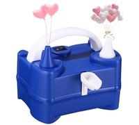 Yulado Pompe à Ballon électrique, Pompe Ballon 400W, Pompe Ballon Anniversaire, Double Buse Portable pour Gonfler Rapidement Les Ballons, Parfait pour la Fête, la Décoration Festive. ≤85db