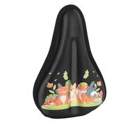 Yulakes Housse de siège de vélo pour enfants, housse imperméable, design de dessin animé, mousse, silicone, forme universelle, pour vélo