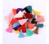 Yulakes Lot de 100 Mini Pompons colorés - 3,5 cm - Mini Pompons - pour Bricolage, Bijoux, Boucles d'oreilles, Bracelets, Porte-clés Faits à la Main