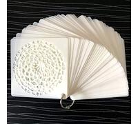 Yulakes Lot de 48 pochoirs Mandala Dotting, motifs assortis, réutilisables, pour décoration, peinture sur bois, rochers et murs, art 10 x 10 cm