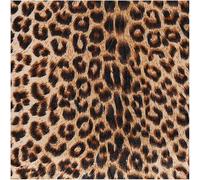 Yulakes Velours à Motif Léopard - Tissu d'Ameublement en Satin avec Animaux de la Jungle Sauvage - Décoratif pour Matelassage - Vendu au Mètre - Pour Bricolage, Couture