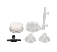 YULEESIYIP Aquarium Bubble Stone Diffuser Transparent Glass Fish Tank Oxygen Refiner Increase Oxygen Levels for Home Office Aquariums