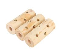 YULEESIYIP Bâtonnets à mâcher pour Petits Animaux Jouets à mâcher en Bois Santé Petits rongeurs Dents Chinchillas Hamsters Cochons d'Inde Lapins (Without Bark)