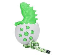 YULEESIYIP Jouet à mâcher pour Chien en Forme d'œuf de Dinosaure, Brosse à Dents pour Chien, Jouet à mâcher pour Le Nettoyage des Dents, Corde à Mordre en Coton Haute résistance pour Les (Grün)