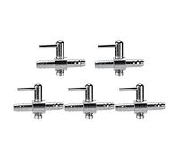 YULEESIYIP Levier de Commande de Flux de soupape d'air en Acier Inoxydable pour réservoirs de Poisson 5 pcs