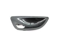 YULEGUDI poignée Porte Voiture Poignée D'ouverture du Panneau Porte Intérieure en Fiber Carbone Couvercle De Bol De Remplacement pour Série 5 F10 F11 520i 523i 525i 528i 535i(Left 1PC)
