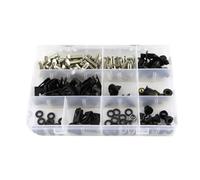 YULEGUDI Vis de Moto pour Y&amaha pour R1 pour YZF-R1 1998 1999 2000 2001 Moto Complet Carénage Complet Boulons Kit Clips Rondelles Vis en Acier(Silver)