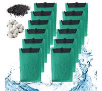 YuLiMirich Lot de 12 tampons filtrants de rechange compatibles avec Tetra EasyCrystal C250/300 - Cartouches filtrantes de rechange pour Tetra EasyCrystal