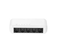 YuLinca Commutateur Ethernet 5 ports, 4 ports 100/1000 Mbps et 1 liaison montante Gigabit, mini répartiteur Ethernet en plastique non géré