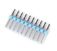 YULIXIA-EU Coupe-frais de carbure de tungstène 10pcs for outil de bits de machine CNC 3.175mm(0.6mm 10pcs)