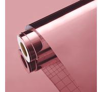Yullpaper Papier Miroir Rose Pourpre Flexible Revetement Adhesif Meuble Plan De Travail Papier Peint Autocollant Vinyle Pour Salon Cuisine Film Miroir Adhesif Pour Meuble Decoration Murale 40 x 300cm