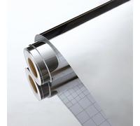 Yullpaper Papier Peint Autocollant Miroir Pour Salon Film Miroir Flexible Adhesif Mural Decoratif Argent Revêtement Plan De Travail Adhésif Stickers Meuble Papier Adhesif Pour Meuble 60cm x 800cm