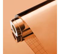 Yullpaper Papier peint champagne doré flexible autocollant pour plan de travail et décoration murale - Salon et cuisine - Film adhésif moderne avec effet miroir - Armoire, 40 cm x